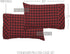 VHC Brands Rustic & Lodge Bedding, Cumberland Red Cotton Pillow Case Set, Standard (20 x 30 inches), Chili Pepper