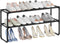 COAPUKT Long Shoe Rack, 2-Tier Stackable Shoe Organizer for Closet, Entryway, Hallway, Extra