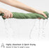 18 Set-6 Sheets,6 Towels,6 Set Pcs Green Woven Family Towels Bath Hand Washcloths Soft Polyester Towels Absorbent