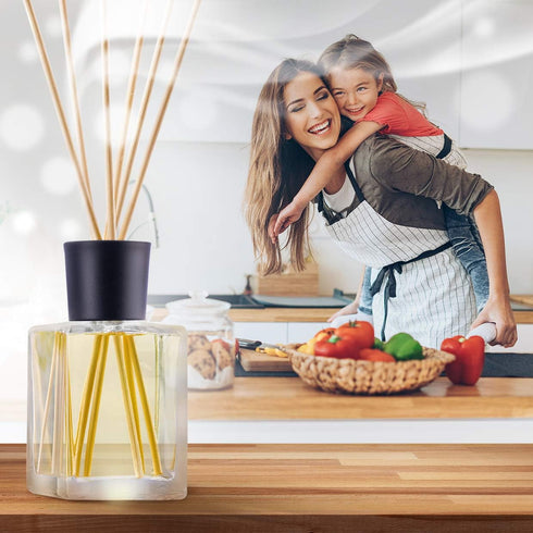 Reed Diffuser Replacement Bamboo Sticks 100 pcs - 9.8in Long for Room Fragrance Oil Diffuser