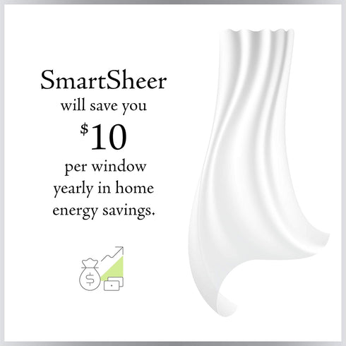 Thermoregulating Semi-Sheer Curtains, Energy-Saving Privacy Panels with UV Light Deflection, Taupe, 108" L x 59" W,