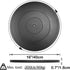 Famgee 16 Inch Lazy Susan Turntable Heavy Duty Rotating Swivel Stand Lazy Susan with Steel Ball Bearings for Flat Panel