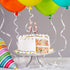 Birthday Candles Numeral Cake Topper Decoration for 10th Birthday Party Wedding Anniversary Celebration Supplies - Rose