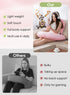 INSEN Reading Pillow with Back Support, Sit Up Bed Pillow for Reading, Nursing & Relaxation, for Adults, Moms and Kids
