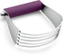 Spring Chef Large Purple Dough Blender, Heavy Duty Stainless Steel Dough Cutter Tool for Baking