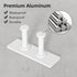 Shower Hook Inside Razor Holder - Adhesive Waterproof Wall Hook for Hanging Shower Accessories, White 4-Pack