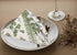 Leaves and Herbs Cloth Napkins Set of 4, Vintage Style Washable Dinner Napkins