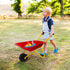 Wheelbarrow, Costzon Kids Metal Construction Toys Kart, Child Wheel Barrel w/Non-Slip Handle, Wearable Wheels, Yard