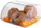 Gagee Bread Box for Kitchen Countertop,Acrylic Bread Storage Container for Homemade Bread,Cookies, Bagels,