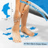 Pack 12 S&X Bathtub Non Slip Stickers,Grippy Dolphin Adhesive Treads Fine Gritty Textured Surface of Shower Floor Non