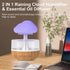 Rain Clouds Humidifier, Micro Humidifier Water Drip Essential Oil Diffuser with 7 LED Light for Home Office Bedside