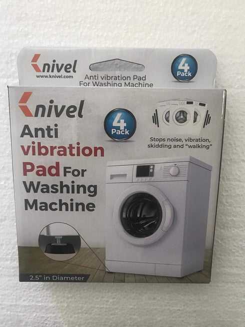 Washing Machine Foot Pads, Anti-vibration and Anti-Walk Rubber Technology, Set of 4 for Vibration Reduction