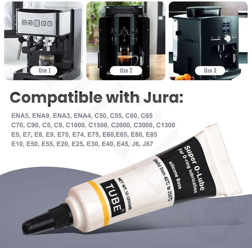 O-Ring Gasket Seal Set, Drainage Valve Brew/Security Tool Compatible with Jura Coffee Machines