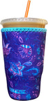 Koverz Iced Coffee Sleeve, Insulated Neoprene Cup Sleeve, Fits 32 Oz. Coffee Cup, Washable and Reusable, Violet