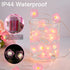 12.8 40 suddus Cherry Blossom Lights, ft LED Flower String Lights Battery Operated with Remote, Pink Fairy Light