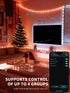 33Ft 12 Smart Fairy String Lights, DIY Twinkle Lights USB Port, Multicolor Warm White, App/Remote Control, Modes &Music