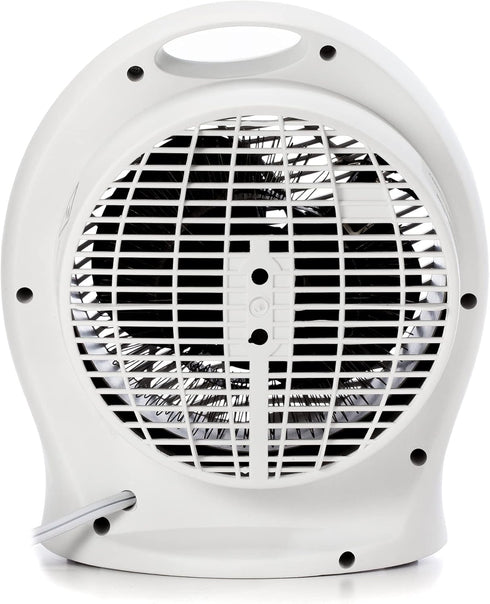 Sohler Portable Electric Fan Heater 1500W with Adjustable Thermostat, Overheat & Tip-Over Protection, ETL Certified,