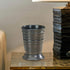 nu steel Bogart Metal Tumbler, Oil Rubbed Bronze Makeup Brush Holder and Toothbrush Cup for Bathroom, Desk, Dorm