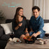 Kusini Electric Fondue Pot Set - Chocolate Fondue Kit with Temperature Control, Detachable Trays, 4 Roasting Forks