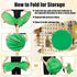 UQM Leaf Collector,Extra Large Portable Pop Up Leaf Bags, Foldable Leaf Pick Up Tools, Reusable Yard Garden Bags