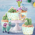50 Pcs Colorful Greaseproof Paper Baking Cups, Large 5 Oz Cupcake Paper Liners for Weddings and Parties (D).