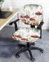 Mushroom Eucalyptus Office Chair Covers, Stretchable 2 Piece, Soft Decorative Computer Desk Chair Cover Protector,