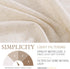 jinchan Beige Kitchen Curtains, Linen Tier Curtains 45 Inches, Farmhouse Cafe Light Filtering Flax Country Rustic 2