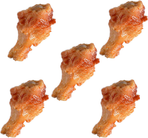 5 Pack Simulated Chicken Legs Fake Food Model Simulated Model Lifelike Fake