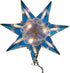Kurt S. Adler 10-Light 7-Point Capiz Star Treetop - Blue and White
