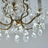 24pcs 38mm+15mm Crystal Sun Catcher, Hanging Clear Teardrops Crystals Chandelier Parts Prisms Pendants with Hook
