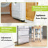 9 Pack Furniture Risers 1 Inch, Adjustable Heavy Duty for Table Desk Couch Chair Sofa Cabinet Bed Legs