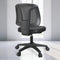 KIZECK Armless Office Desk Chair No Arms with Back Support Rolling Wheels for