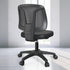 KIZECK Armless Office Desk Chair No Arms with Back Support Rolling Wheels for