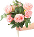 Meiliy 60pcs Bulk Artificial Greenery Rose Leaves for DIY Wedding Bouquets, Centerpieces, Party Decorations, Rose Vine