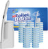 Disposable Toilet Brush Cleaning System with 50 Replacement Brush Heads, Wall Mounted Toilet Wand Kit for Bathroom