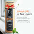 Set 13 oz Pure Zen Tea Tumbler with Infuser - Double Wall Glass Travel Mug with Stainless Steel Filter - Leakproof Tea