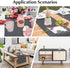 2 Pack 12 36 Inch Grey Small Short Table Runner x Solid Color Runners Coffee Table Dresser for Daily Party Home
