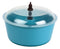 Raytech 23-005 Polyethylene Bowl with Lid, 8" Diameter, 0.05 Cubic Feet Capacity for TV-5 Tumbler