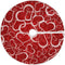 Valentine's Day Tree Skirt – Love Heart Christmas Tree Skirt for Holiday Party Decoration – 36 Inch