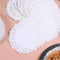 10 Inch Round Paper Doilies, Lace Paper Placemats, Disposable Greaseproof Doilies, White, Pack of 100