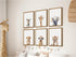 Joocrise Set 6 8x10 Inch Safari Nursery Wall Art Decor of Baby Animal Wall Art Kids Canvas Wall Art Safari Nursery