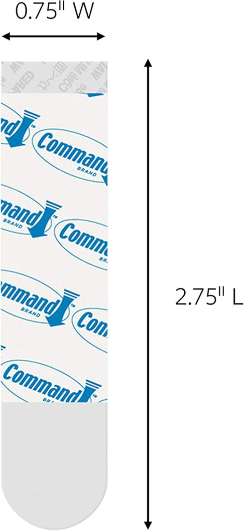 Medium Clear Hooks, 9 Refill Strips, 9 Count