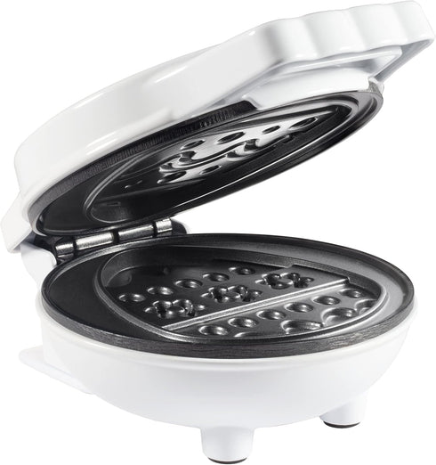 Mini Easter Egg Waffle Maker - Make Double Sided Easter Waffle or Pancake w 2 Different Holiday Designs, Ready to Decorate & Frost, Breakfast Fun for Kids, Children & Adults - Easter Basket Stuffer