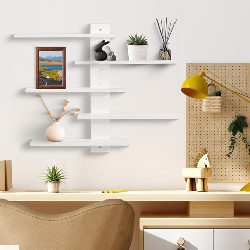 Floating Shelf for Wall,for Tonie Shelf,Small Wood Display Shelves Rack for Collectibles-Figures,Shot Glasses,Mini