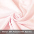 bricia 6 PCS Blush Pink Stretch Spandex Folding Chair Slipcovers, Dining Room Chair Covers Stretch Chair Slipcovers