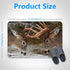 Deer Moose Bath Rugs - Machine Washable Non-Slip Bathroom Decor, Water Absorbent Welcome Mat for Kitchen & Bedroom, 16"