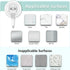 VIS'V Suction Cup Hooks, Small Heavy Duty Shower Suction Hooks, Removable and Reusable, Clear, 2 Pcs