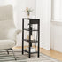 TB01BK080 TUTOTAK Narrow Side Table with Charging Station,Small End Table with USB Ports and Outlets, Skinny Sofa