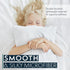 HC Collection King Pillow Cases Set of 2 - Microfiber, Extra Soft, Navy, Easy Care & Machine Washable