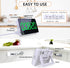 Rechargeable Digital Kitchen Timer for Cooking, Magnetic Timer with 5” LED Display, Adjustable Brightness and Volume,